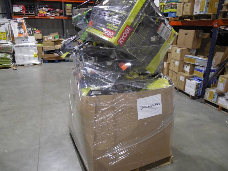 PALLET LOT OF SNOWBLOWERS FOR PARTS OR REPAIR