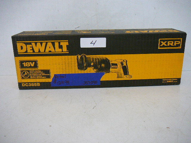 lot 4 image: DeWALT 18v XRP Reciprocating Saw