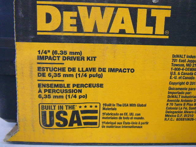 Dewalt 18v Xrp 1 4 Impact Driver Kit Dewalt Tools More 634 K Bid