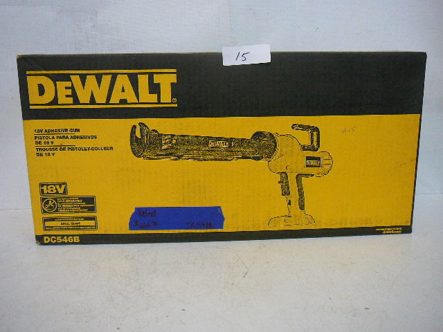 lot 15 image: DeWalt 18 Volt Adhesive Gun