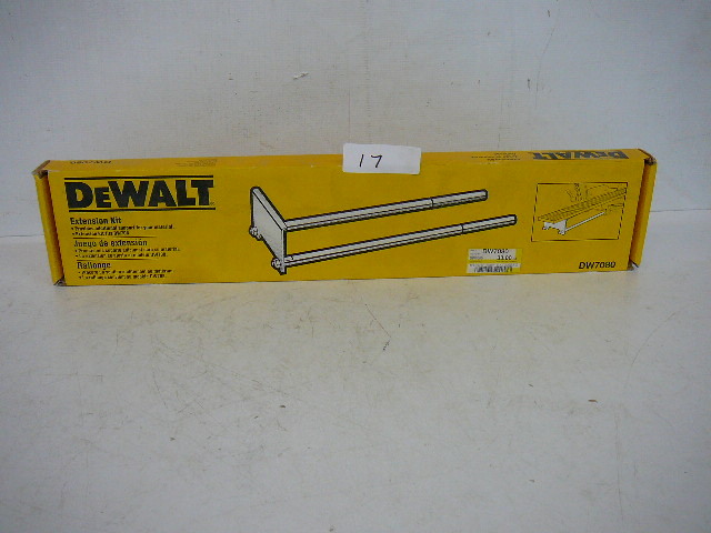 lot 17 image: DeWalt Miter Saw Extension Kit