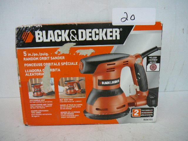 lot 20 image: Black & Decker 5 Random or Bit Sander