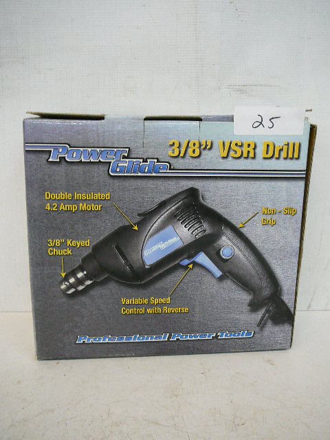 lot 25 image: Power Glide 38 VSR Drill 4.2 Amp Motor