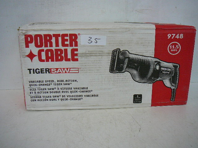 lot 35 image: Porter Cable Reciprocating Saw