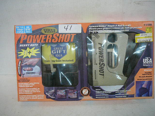 lot 41 image: Power Shot Staple & Nail Gun Kit