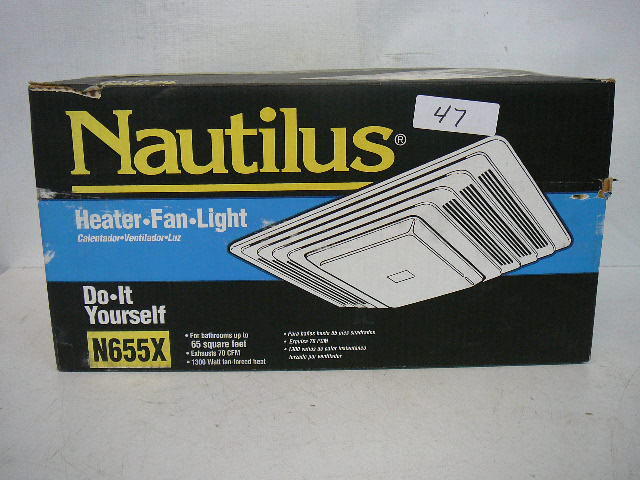 lot 47 image: Nautilus Heater Fan Light