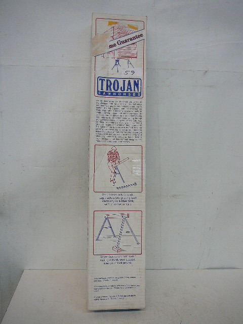 lot 59 image: Trojan Saw Horses