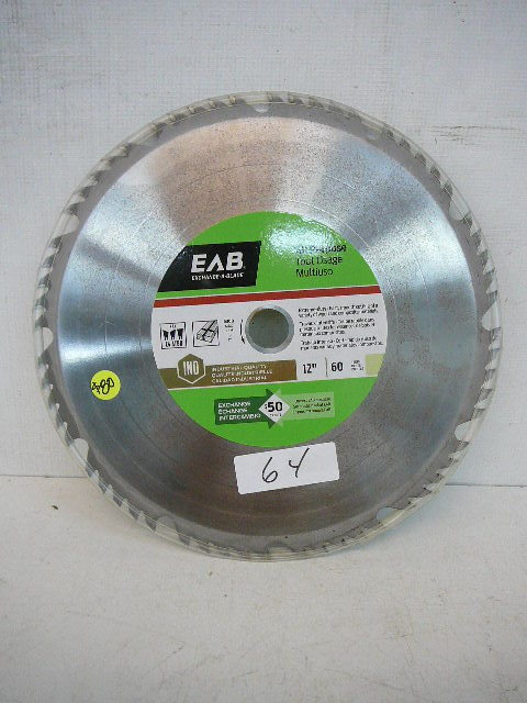lot 64 image: EAB Miter All Purpose Blade 1260 Teeth