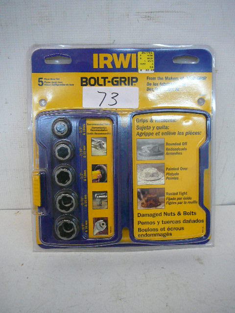 lot 73 image: Irwin Bolt-Grip Kit