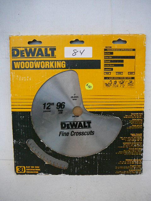lot 84 image: DeWalt Woodworking Blade