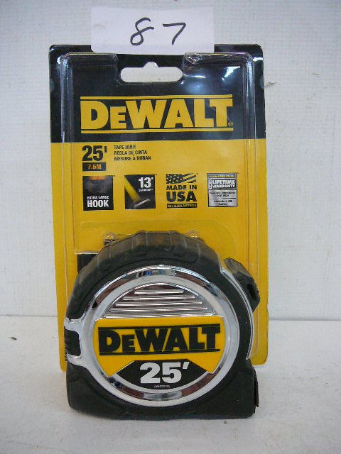 lot 87 image: DeWalt 25 TapeRule