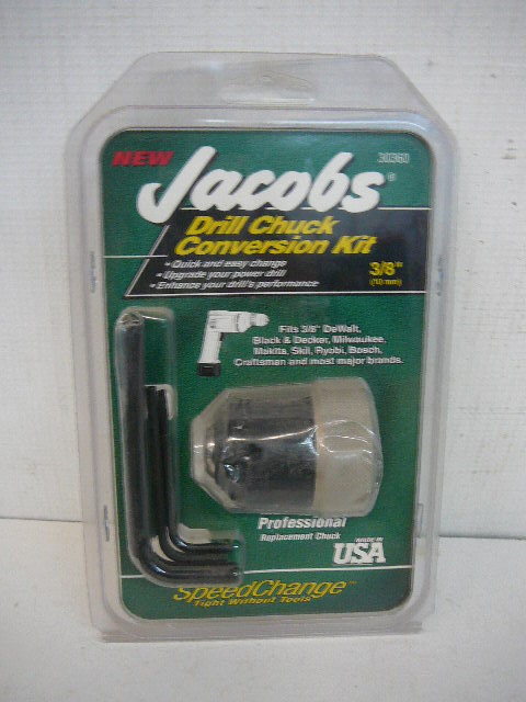 lot 124 image: Jacobs Drill Chuck Conversion Kit 38