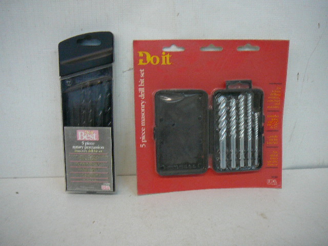 lot 130 image: Masonry Drill Bit Sets