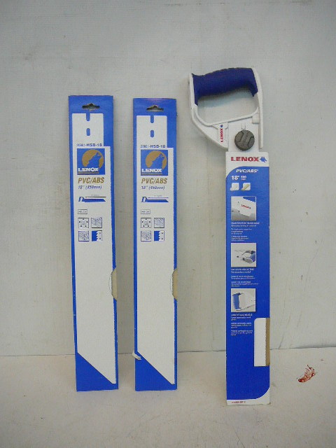 lot 140 image: Lenox PVCABS Saw with Blades