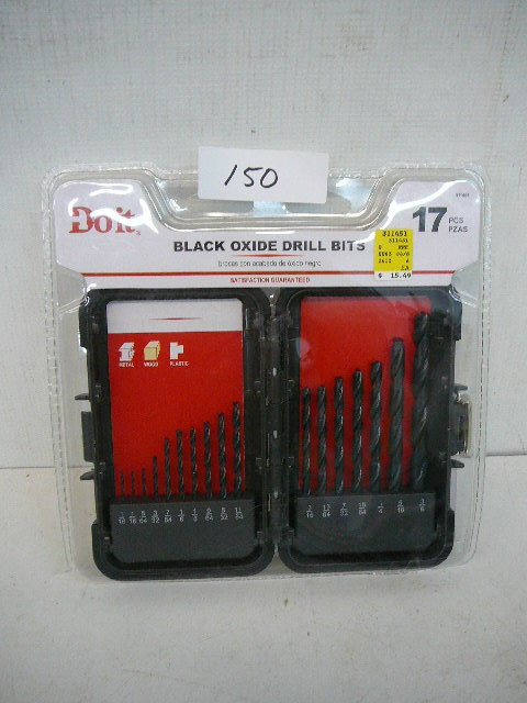 lot 150 image: Black Oxide Drill bits