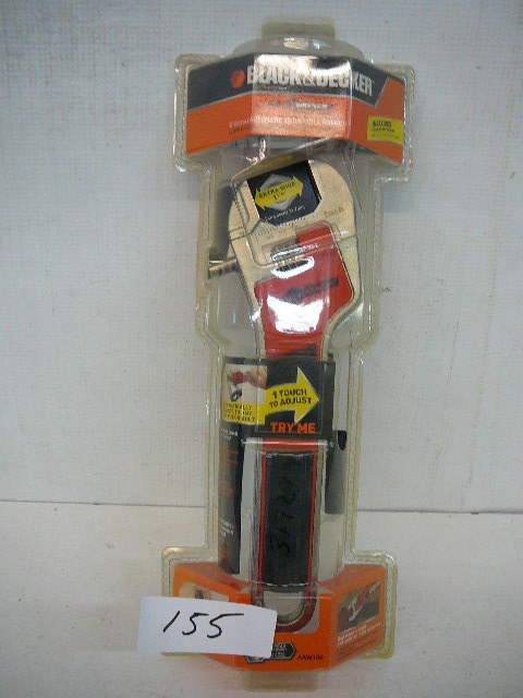 lot 155 image: Black & Decker 8 Adjustable Wrench