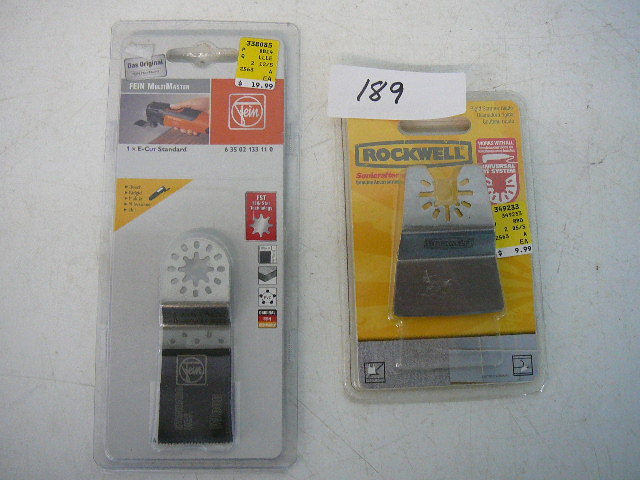 lot 189 image: Oscillating Tool Accessories