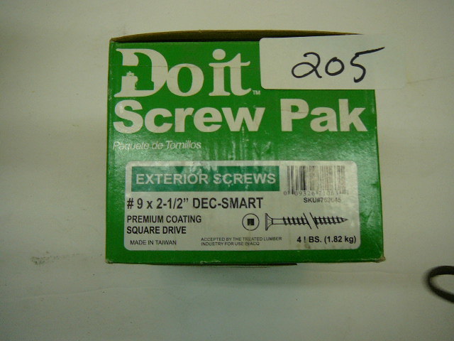 lot 205 image: Exterior Screws - 5LBS