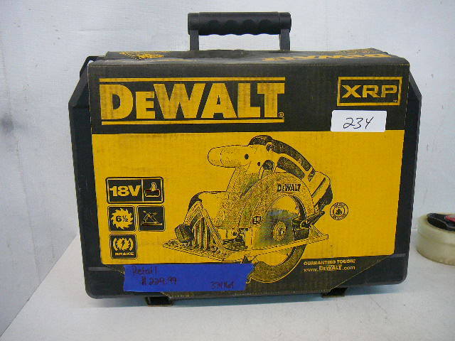 lot 234 image: DeWalt 18 Volt XRP 6 16 Circular Saw Kit