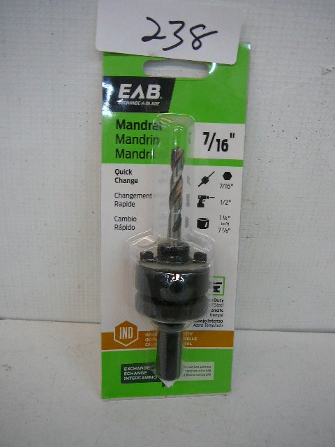 lot 238 image: Mandrel Quick Change