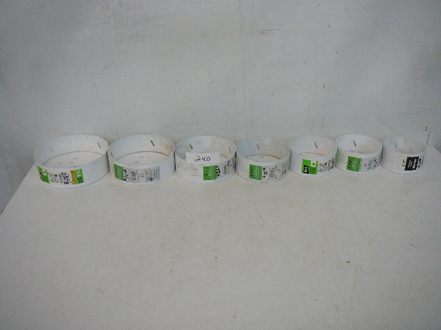 lot 240 image: Hole Saw Cutters BiMetal
