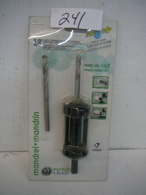 lot 241 image: Mandrel 38 Quick Change Hex Shank