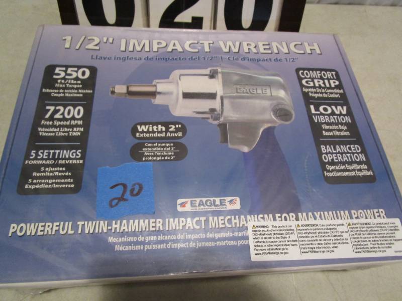 lot 20 image: Eagle 12 Impact Wrench