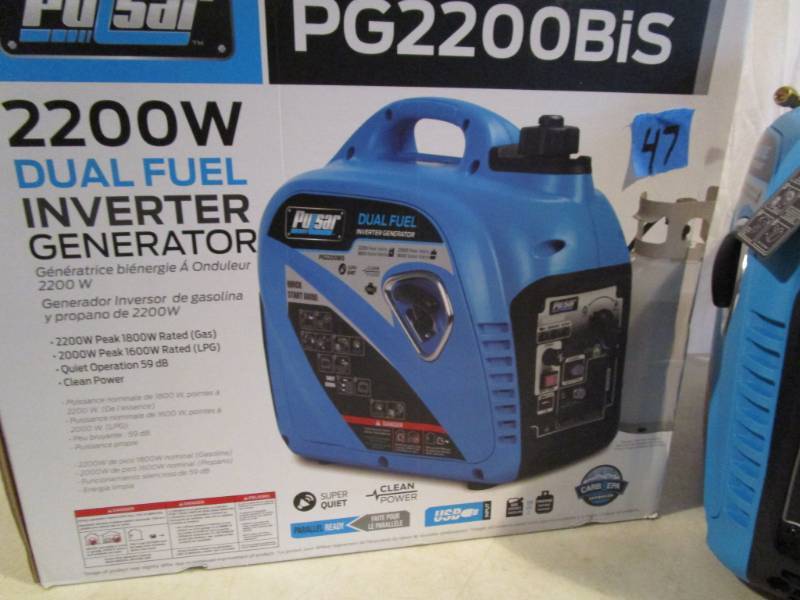 lot 47 image: Pulsar Dual Fuel 2200 Watt Inverter