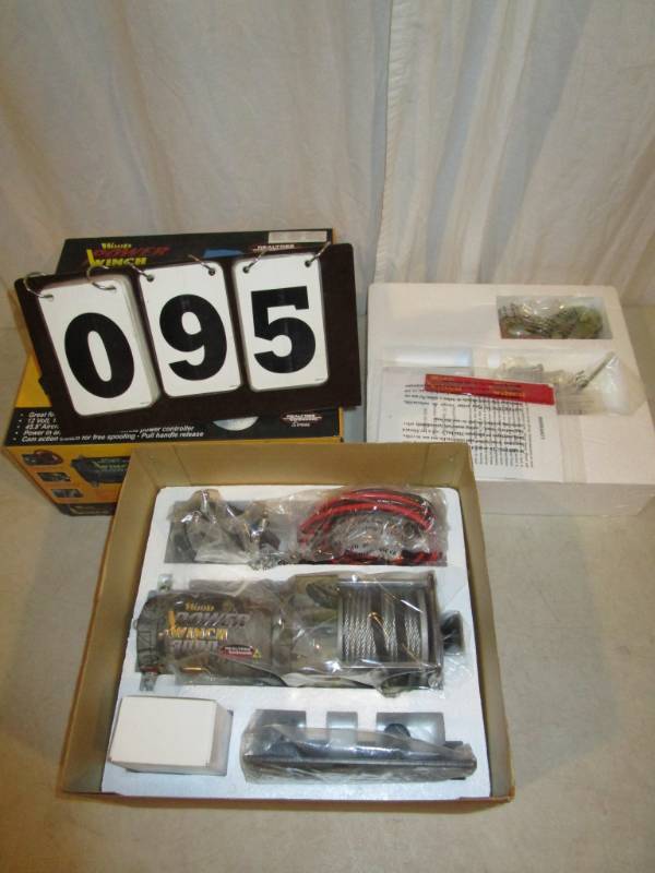 lot 95 image: Wood Power 3000 Lb ATV Winch - Kit