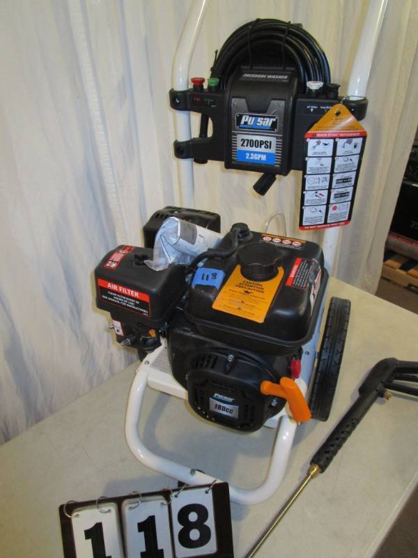 lot 118 image: Pulsar 2700 PSI Gasoline Pressure Washer