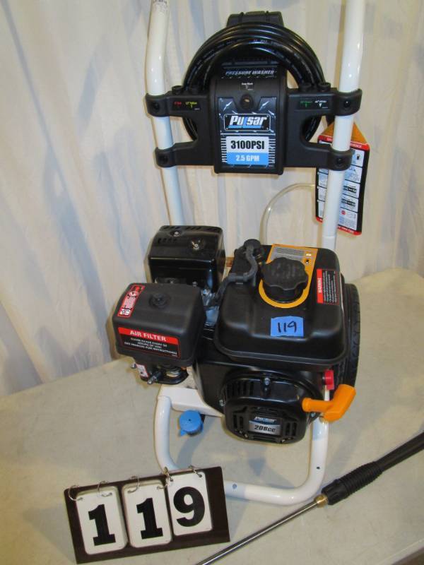 lot 119 image: Pulsar 3100 PSI Pressure Washer