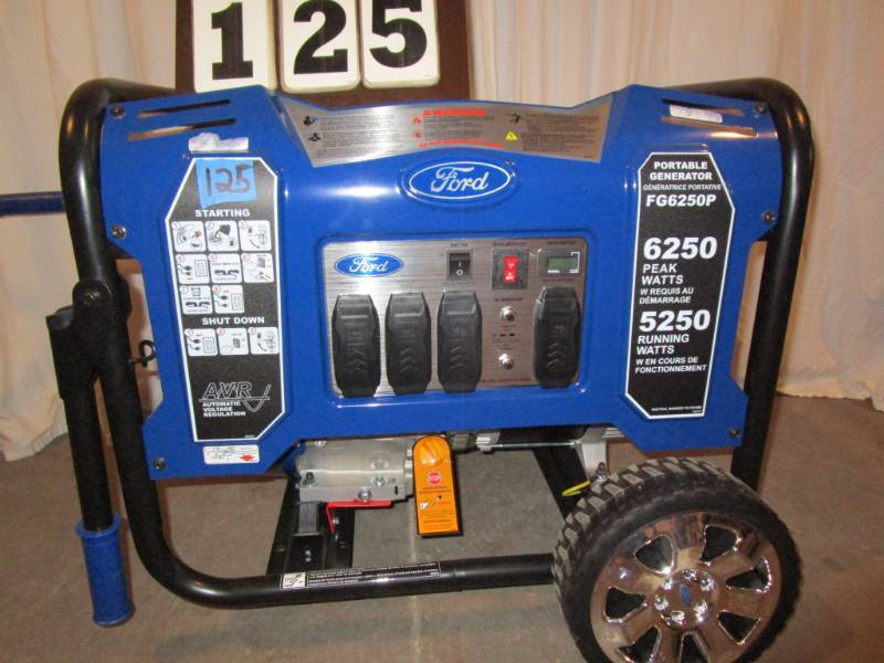 lot 125 image: Ford 6250 Watt Generator