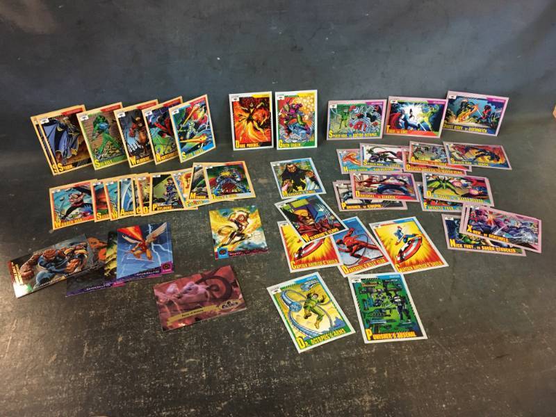 lot 47 image: 1991 Marvel Collector Cards and More