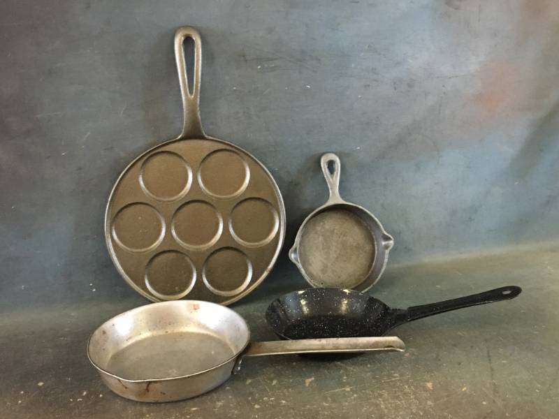 lot 12 image: Cast Iron Pans and More