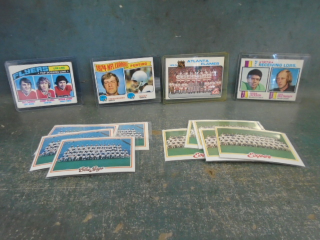 lot 54 image: Vintage Sports Cards League Leaders & Team Cards 1960s-1980s