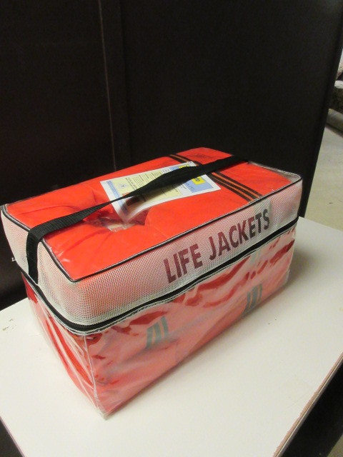 lot 503 image: BRAND NEW LIFE JACKETS