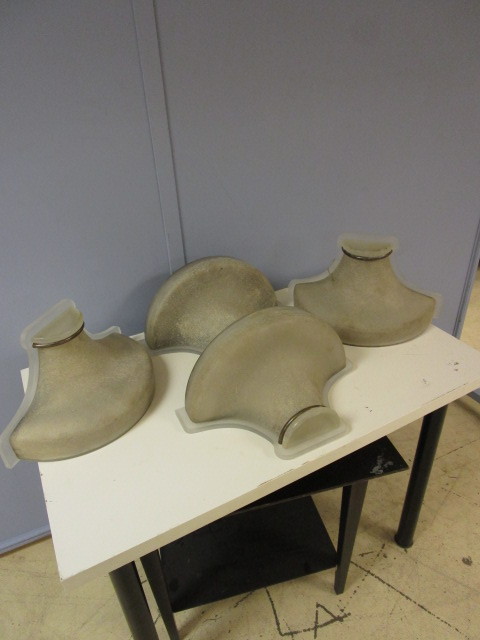 lot 520 image: UPLIGHT WALL SCONCES
