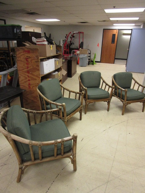 lot 407 image: RATTAN OUTDOOR FURNITURE