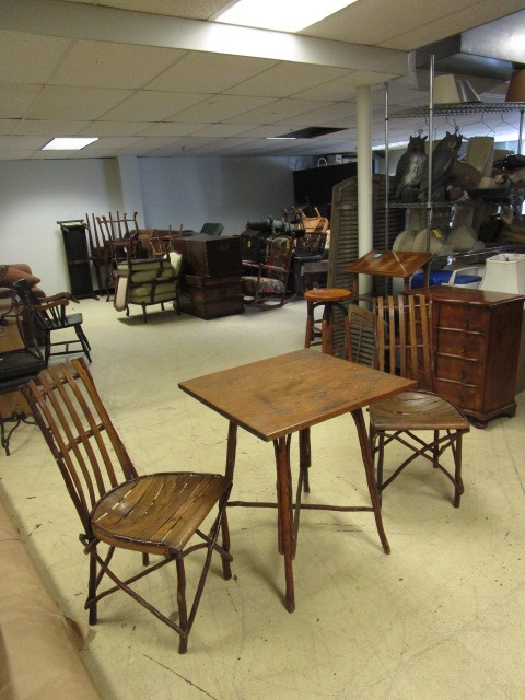 lot 422 image: WILLOW TABLE AND CHAIRS SET