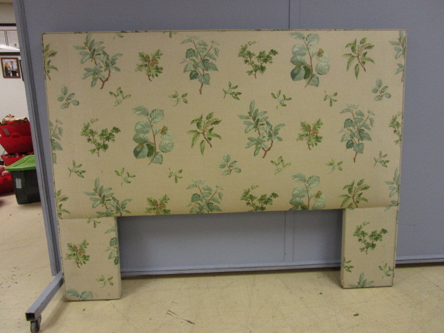 lot 442 image: FABRIC COVERED HEADBOARD