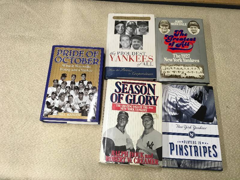 lot 116 image: Four New York Yankees Books