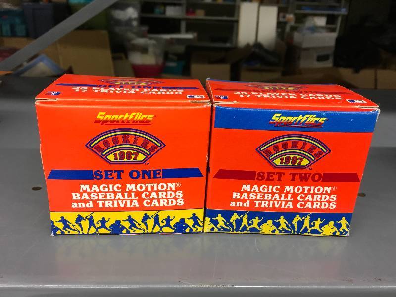 lot 123 image: 1987 Sportflics MLB Card Sets 1 & 2