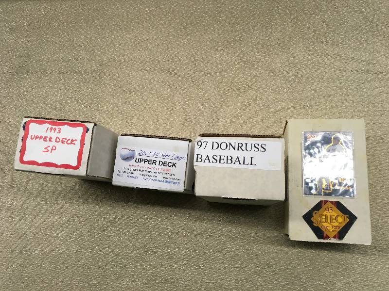 lot 164 image: 1993 Upper Deck MLB Card Set, 1995 Select MLB Card Set, 1997 Donruss MLB Card Set, 2005 Upper Deck MLB Card Set