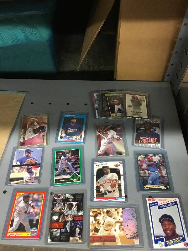 lot 173 image: 20 Kirby Puckett Cards