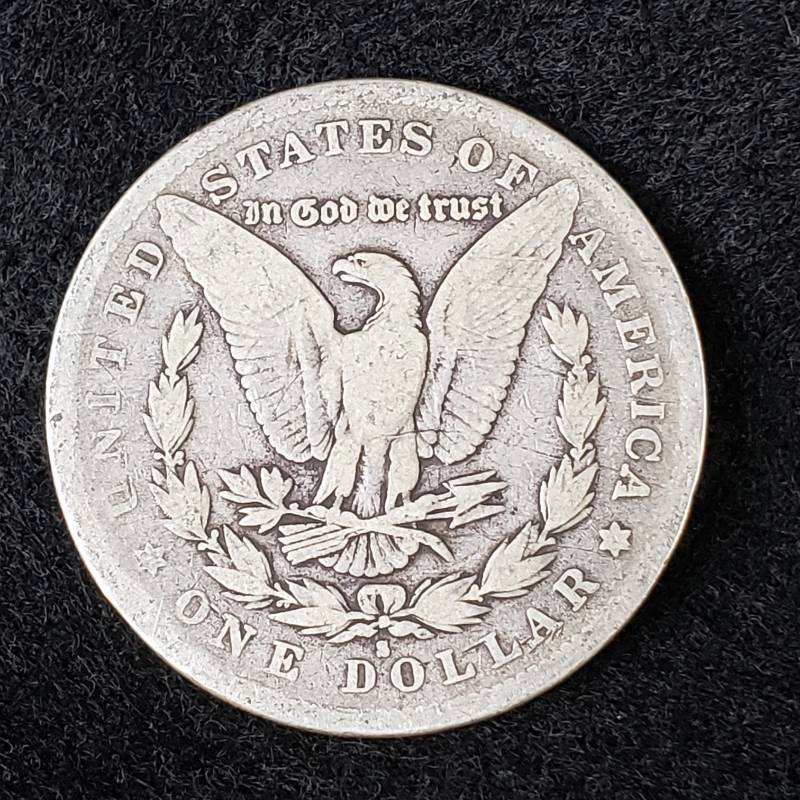 lot 19 image: 1880 S Morgan Silver Dollar