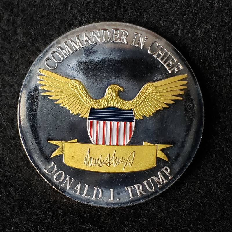 lot 52 image: Donald Trump 2020 Reelection Coin Keep America Great