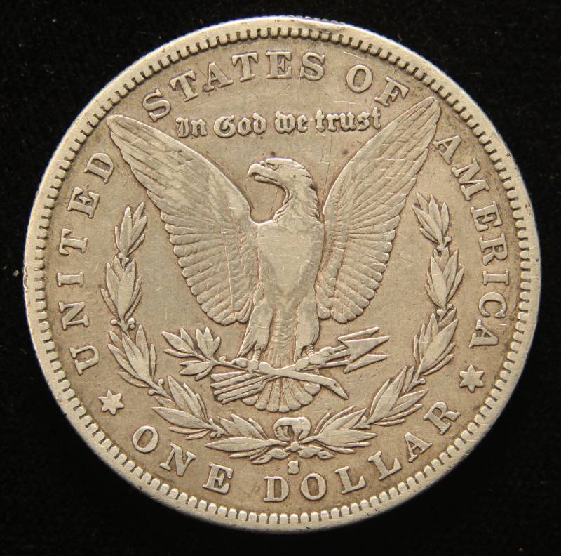 lot 08 image: 1884-S MORGAN SILVER DOLLAR BETTER DATE COIN