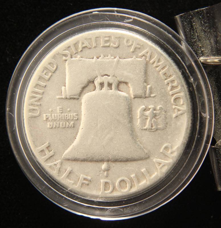 lot 41 image: 1951 FRANKLIN HALF DOLLAR IN AIRTITE