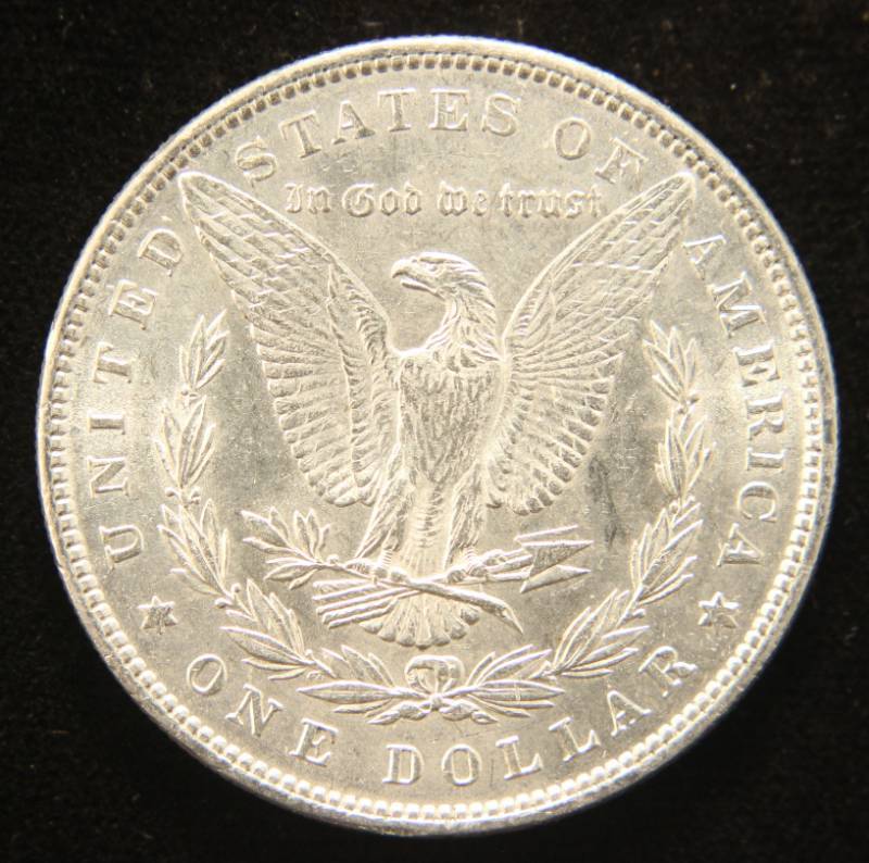 lot 51 image: 1886 MORGAN SILVER DOLLAR BU-UNC