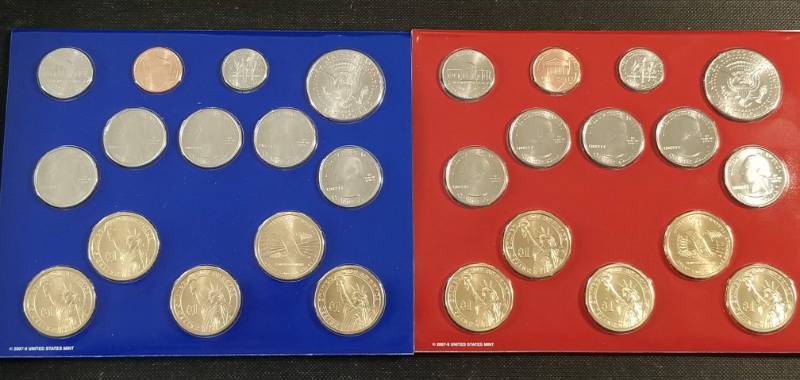lot 20-A image: 2010 P & D UNCIRCULATED US MINT SET 28 COINS